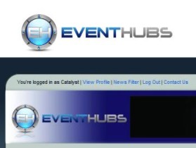 Logo Design entry 545125 submitted by teOdy to the Logo Design for EventHubs run by catalyst_nc