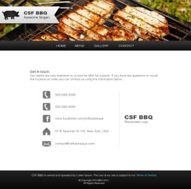 Web Design entry 548483 submitted by Remus to the Web Design for csfbbq.com run by csfventures