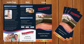 Brochure Design Entry 549051 submitted by nerdcreatives to the contest for Woodard Cleaning & Restoration Services run by Scott
