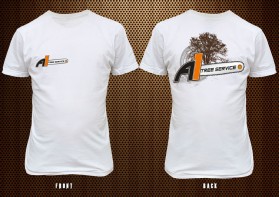 Another design by ponanx submitted to the T-Shirt Design for A1 tree service by Kiyi