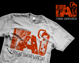 T-Shirt Design Entry 551609 submitted by Ganbatte! to the contest for A1 tree service run by Kiyi