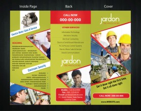 Brochure Design entry 552268 submitted by graphicshorse to the Brochure Design for Jardon Technologies run by Jardon Technologies