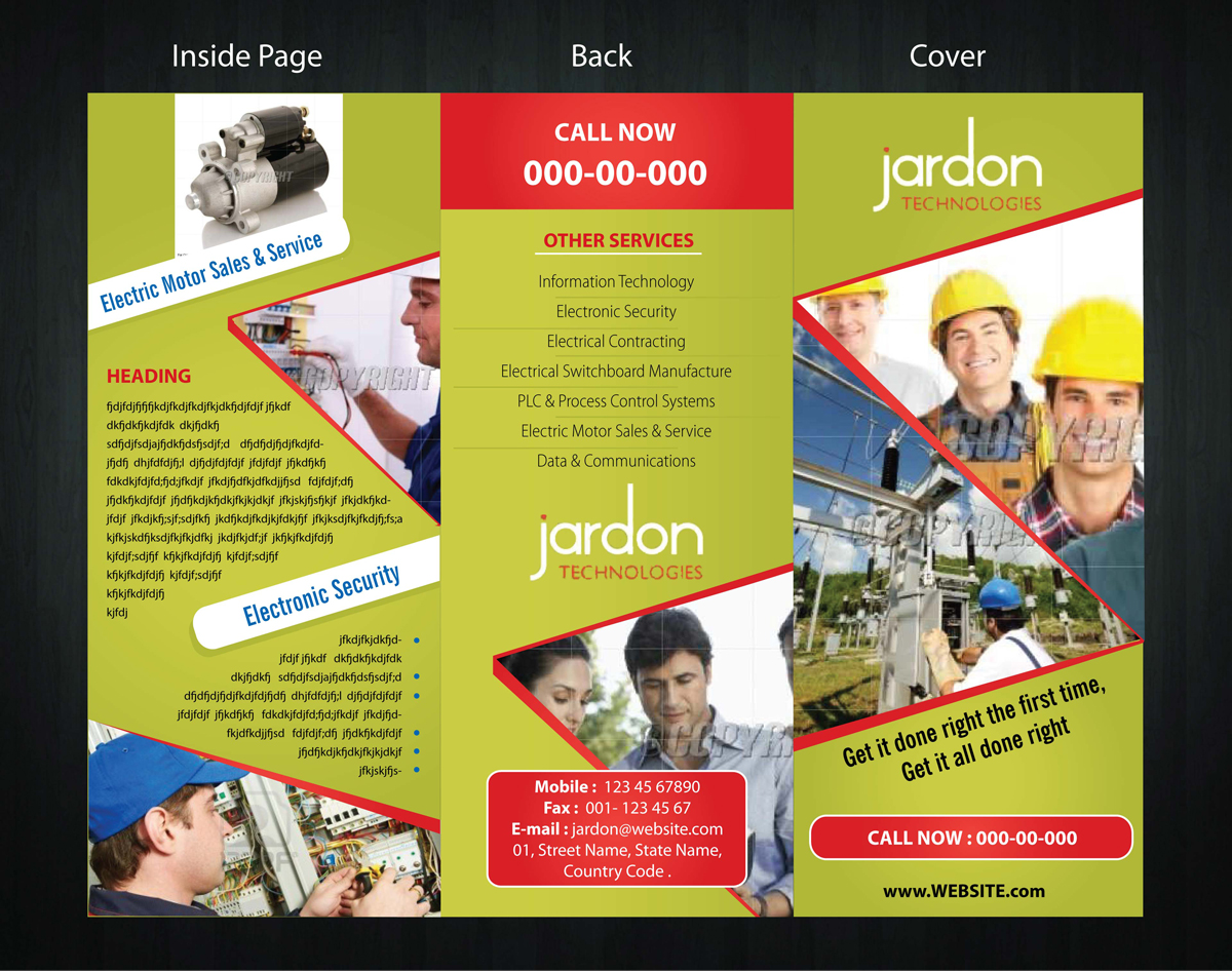 Brochure Design entry 570267 submitted by nerdcreatives