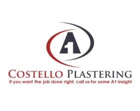 Logo Design entry 553008 submitted by logokoe to the Logo Design for A1 Costello Plastering run by lovegreenjuice