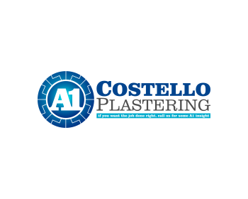 Logo Design entry 553046 submitted by Ganbatte! to the Logo Design for A1 Costello Plastering run by lovegreenjuice