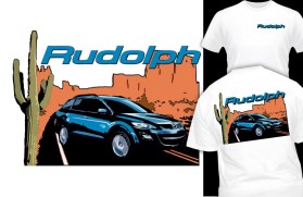 T-Shirt Design entry 554304 submitted by ponanx to the T-Shirt Design for RudolphCars.com run by kmorton