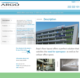 Web Design Entry 561537 submitted by janedoe to the contest for Argo offices run by jan_bantip