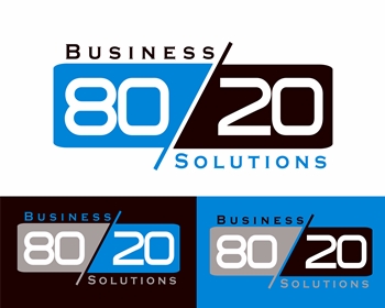 Logo Design entry 563430 submitted by sodik to the Logo Design for 80/20 Business Solutions run by tomjhoran