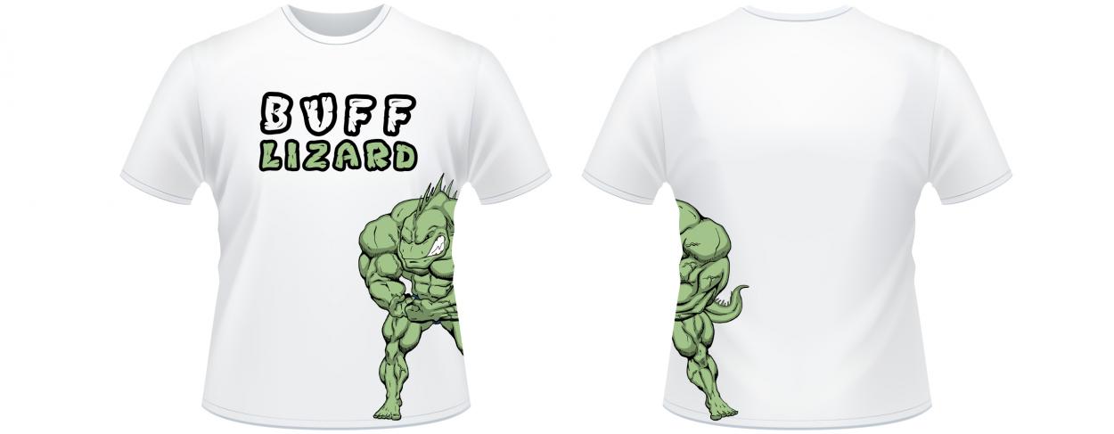 T-Shirt Design entry 565363 submitted by adyyy to the T-Shirt Design for Buff Lizard T-shirt Design run by ryanpietras1984