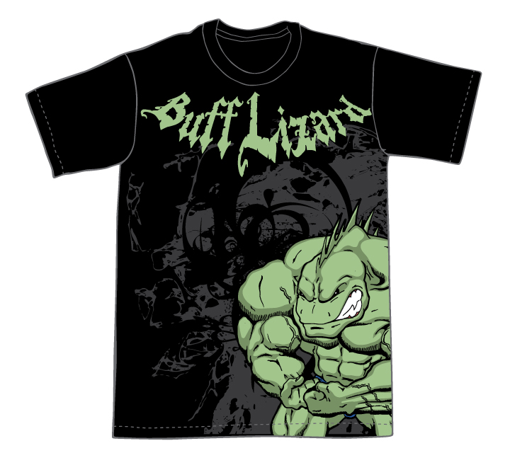 T-Shirt Design entry 565334 submitted by ckinberger to the T-Shirt Design for Buff Lizard T-shirt Design run by ryanpietras1984