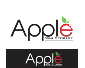 Logo Design entry 566396 submitted by Ganbatte! to the Logo Design for Apple Mini Storage run by DavidEliason
