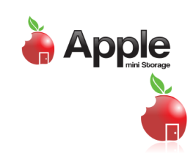 Logo Design entry 566437 submitted by pixela to the Logo Design for Apple Mini Storage run by DavidEliason