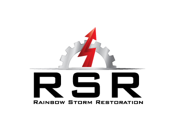 Logo Design entry 573697 submitted by muzzha to the Logo Design for Rainbow Storm Restoration (RSR) run by MasterJere