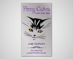 Business Card & Stationery Design entry 575072 submitted by rgerena to the Business Card & Stationery Design for Penny Cakes  run by Penny Cakes