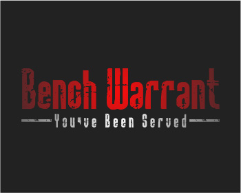 Logo Design entry 576088 submitted by michidesign09 to the Logo Design for Bench Warrant run by Misty