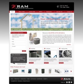 Web Design entry 578230 submitted by cozmy to the Web Design for ramatlanta.com run by Jennifer