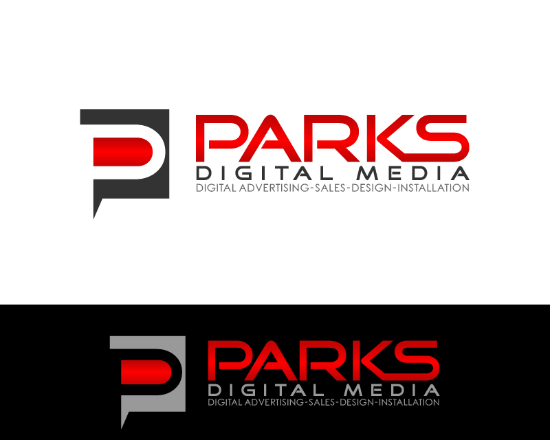 Logo Design entry 580195 submitted by erongs16 to the Logo Design for Parks Digital Media run by parksdg20