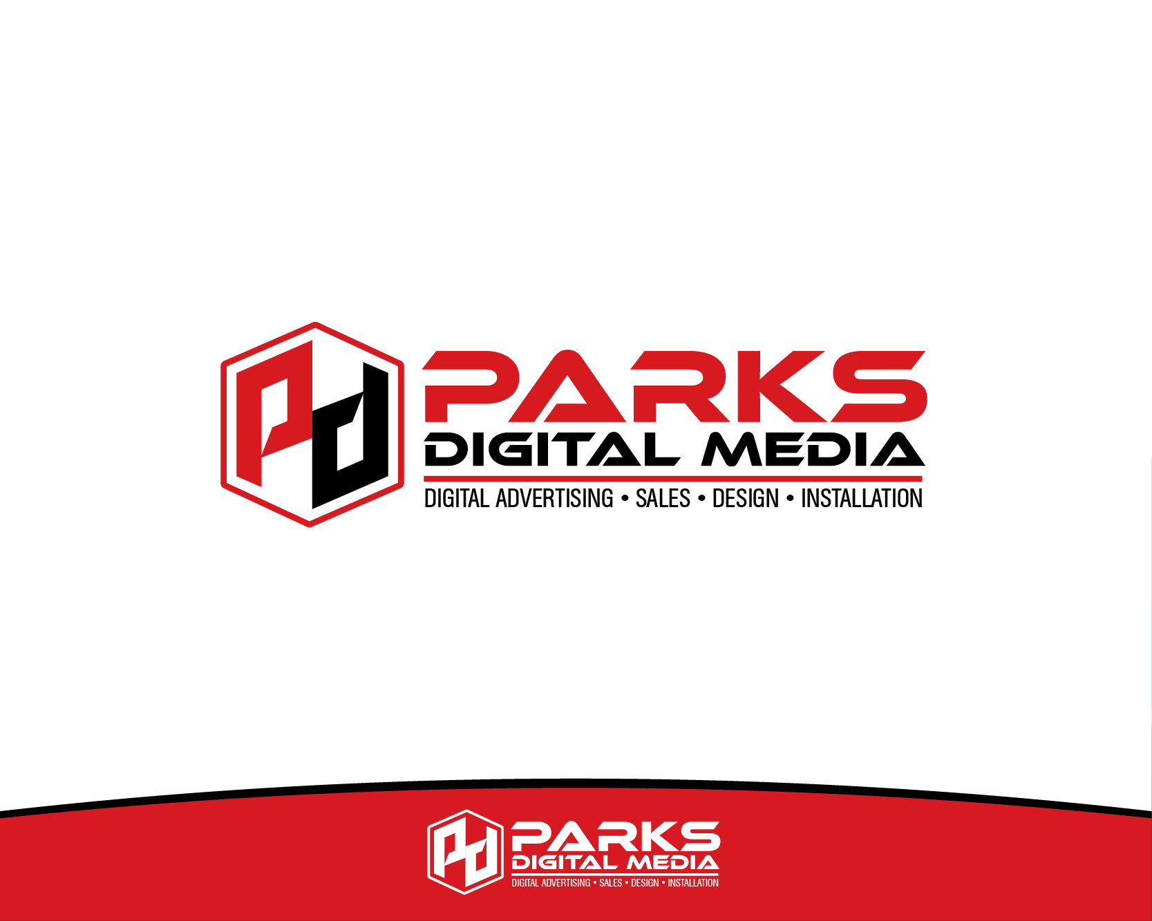 Logo Design entry 580195 submitted by LeAnn to the Logo Design for Parks Digital Media run by parksdg20