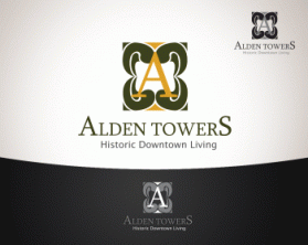 Logo Design entry 583539 submitted by phonic to the Logo Design for Alden Towers Apartments run by EricW