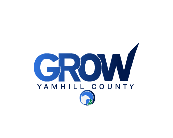 Logo Design entry 587971 submitted by Ddezine to the Logo Design for GROW Yamhill County run by McMinnvilleEDP12