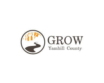Logo Design entry 587939 submitted by Teguh82 to the Logo Design for GROW Yamhill County run by McMinnvilleEDP12
