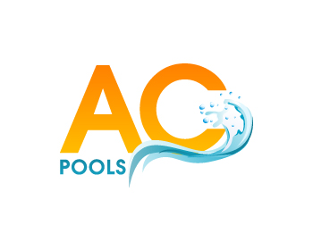 Logo Design entry 589518 submitted by salukis08 to the Logo Design for AC Pools Inc. run by MasterJere