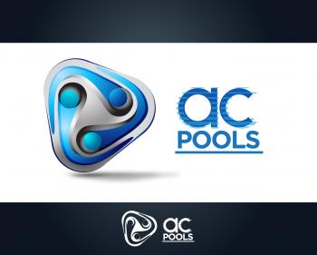 Logo Design entry 589518 submitted by mikz051 to the Logo Design for AC Pools Inc. run by MasterJere