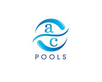 Logo Design entry 589545 submitted by rekakawan to the Logo Design for AC Pools Inc. run by MasterJere