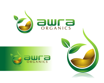 Logo Design entry 590497 submitted by greycrow to the Logo Design for AWRA Organics run by promodela