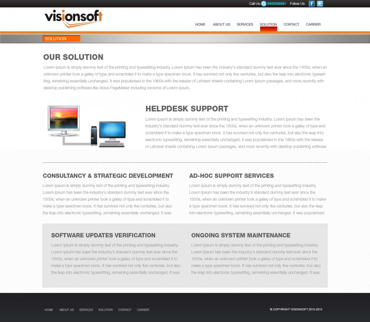Web Design entry 612084 submitted by sushovan