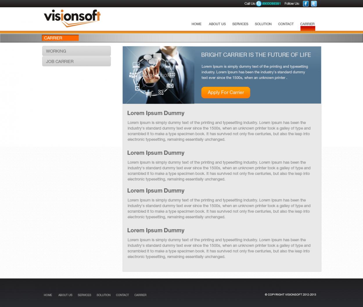Web Design entry 612089 submitted by sushovan