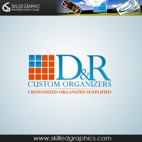 Logo Design Entry 28159 submitted by simplyg123 to the contest for www.DandRCustomOrganizers.com run by organizergal
