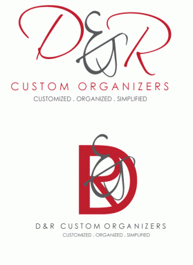 Logo Design entry 28171 submitted by banned_graphichound to the Logo Design for www.DandRCustomOrganizers.com run by organizergal