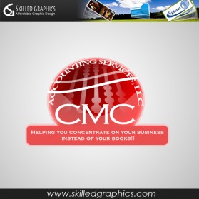 Logo Design entry 28251 submitted by banned_graphichound to the Logo Design for CMC Accounting Services, LLC run by Cherrika
