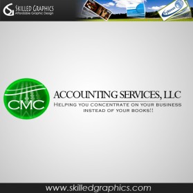 Logo Design entry 28256 submitted by simplyg123 to the Logo Design for CMC Accounting Services, LLC run by Cherrika