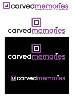 Logo Design Entry 28367 submitted by woosh design to the contest for Carved Memories run by slapshotcustoms