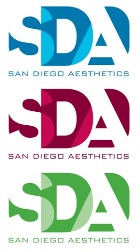 Logo Design entry 28377 submitted by simplyg123 to the Logo Design for San Diego Aesthetics run by dsmallcomb
