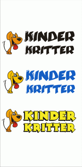 Logo Design Entry 28623 submitted by Losiu to the contest for Kinder Kritter run by KinderKritter