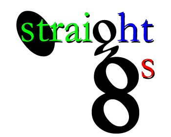 Logo Design entry 206963 submitted by AGJackson to the Logo Design for www.Straight-8s.com run by straight8s