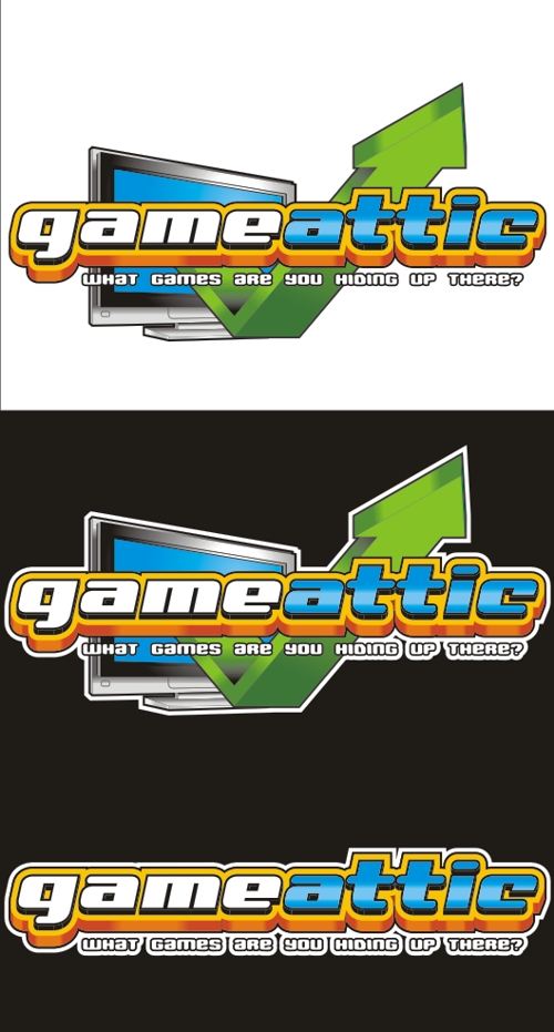 Logo Design entry 28793 submitted by Digiti Minimi to the Logo Design for Game Attic run by Kaneco