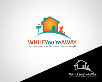 Logo Design entry 211532 submitted by Morango to the Logo Design for While Youre Away LLC run by WhileYoureLLC
