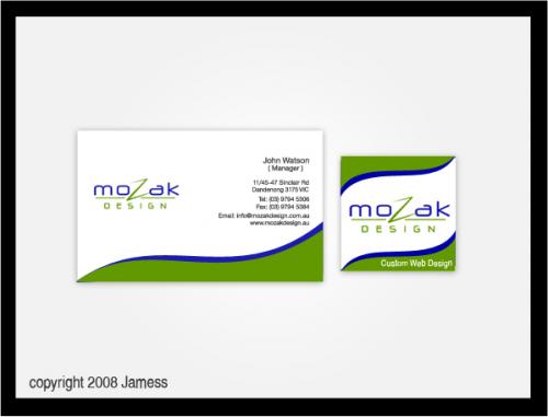 Logo Design entry 28984 submitted by jamess to the Logo Design for Mozak Design run by MozakDesign