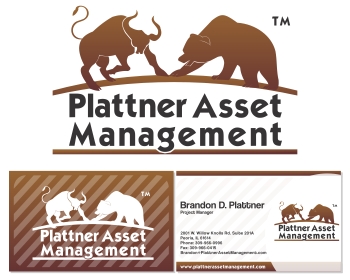 Logo Design entry 213842 submitted by Abram to the Logo Design for www.PlattnerAssetManagement.com run by Asset Manager