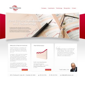 Web Design Entry 213965 submitted by Dan to the contest for Red Hill Ventures run by tcollins