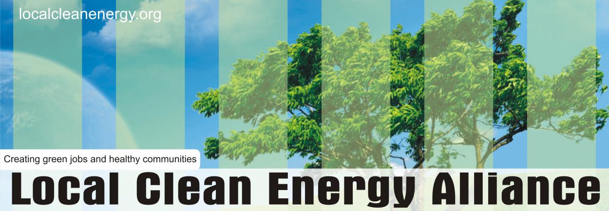 Banner Ad Design entry 214555 submitted by zenab to the Banner Ad Design for Local Clean Energy Alliance run by dahveed
