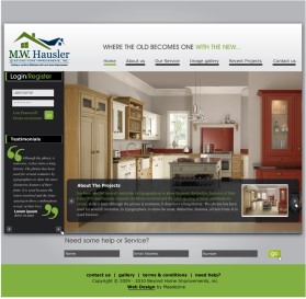 Web Design entry 215961 submitted by craetivefossils to the Web Design for WWW.BEYONDHOMEIMPROVEMENTS.COM run by BEYONDIT