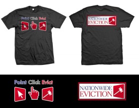 T-Shirt Design entry 217986 submitted by ask1987 to the T-Shirt Design for Nationwide Eviction run by tcollins