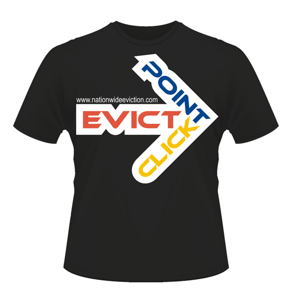 T-Shirt Design entry 217992 submitted by sunland_media to the T-Shirt Design for Nationwide Eviction run by tcollins