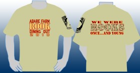 T-Shirt Design entry 219326 submitted by bjackett to the T-Shirt Design for Abare Family Rook Dining Out run by kabare