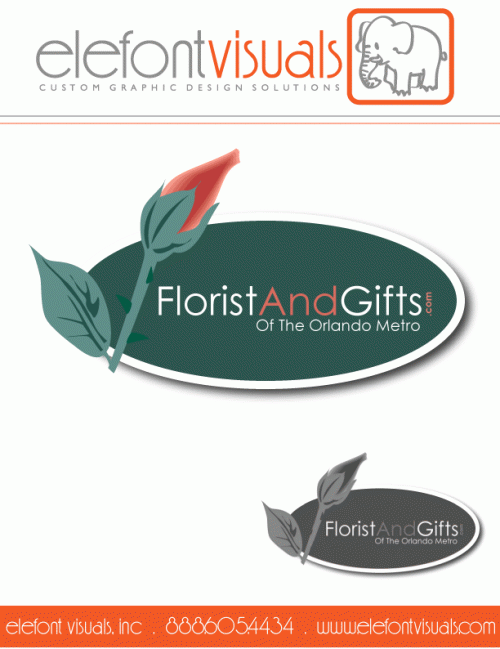 Logo Design entry 30175 submitted by graphicdesignerz to the Logo Design for FloristAndGifts.com run by floristandgifts
